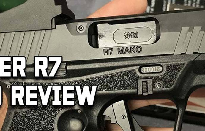 Kimber R7 Mako Review - title picture showing Kimber R7 Mako in hand