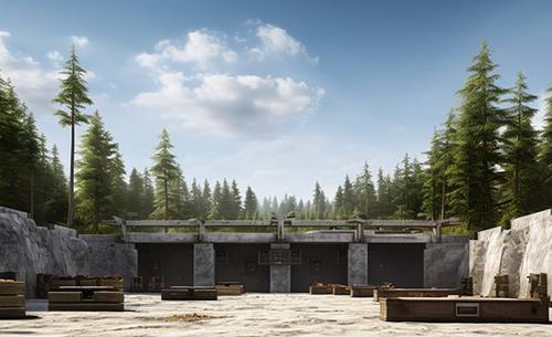 image of an outdoor shooting range