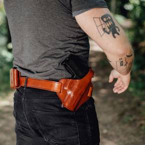 Comfortable OWB Holster Set (Holster, Belt & Pouch)