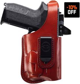 IWB Holster w Steel Clip (Light/Laser & Red Dot)