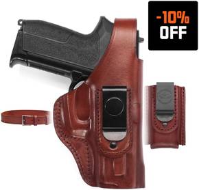 IWB Holster w Steel Clip Set (Holster, Belt & Pouch)