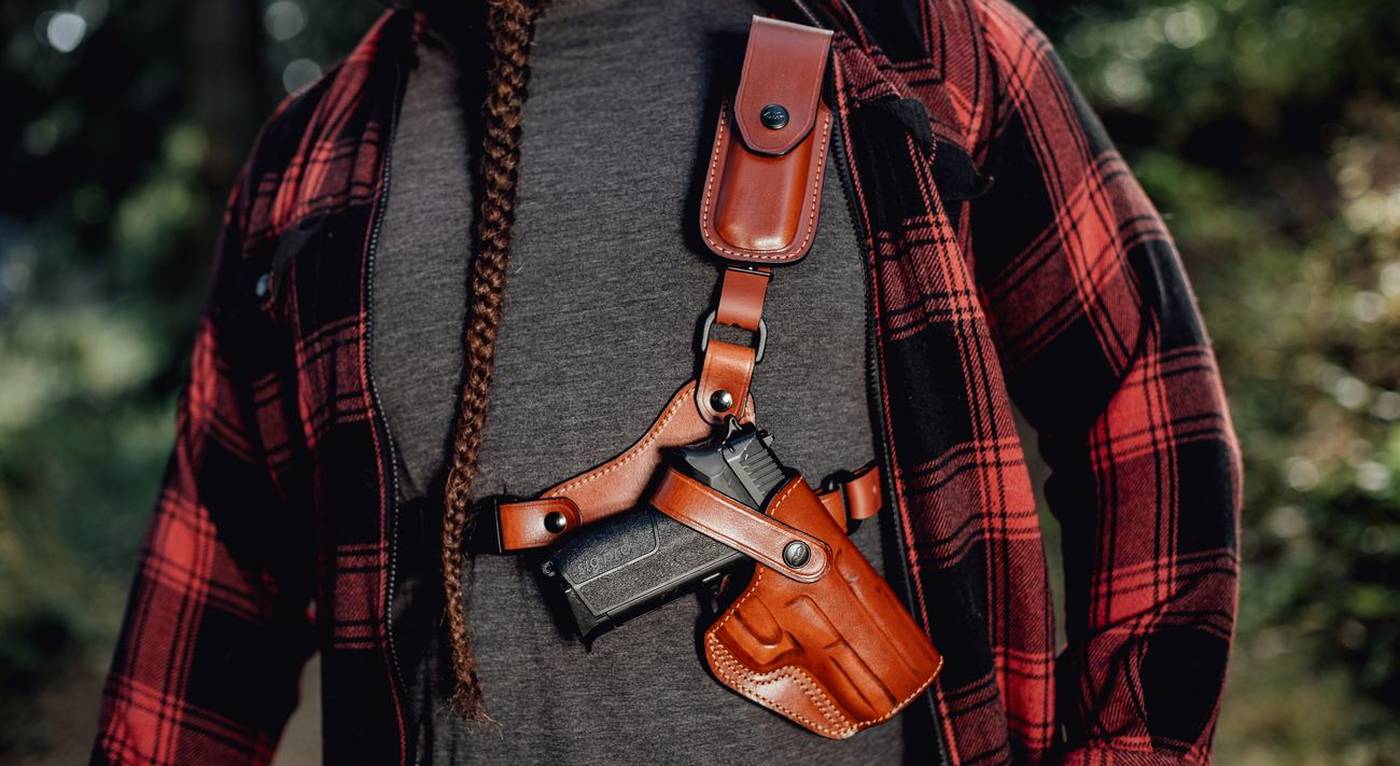 NORTHERN WILDERNESS ALASKAN CHEST HOLSTER – Hellhound Leather Co