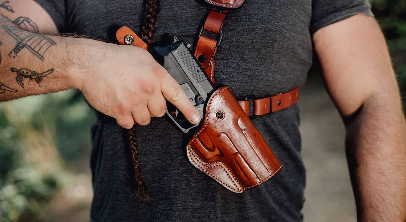 Custom Leather Shoulder, Underarm Holster For Colt, Chest Holster, Holsters  For Revolvers, Valentines Day Gift For Boyfriend - Sports & Outdoor  Recreation