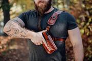 Leather Chest Holster (Light/Laser & Red Dot)