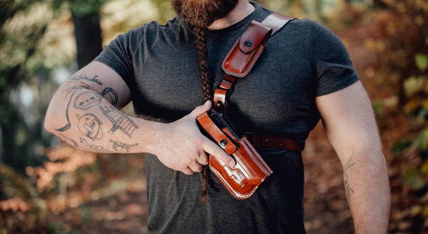 Leather Chest Holster (Light/Laser & Red Dot)