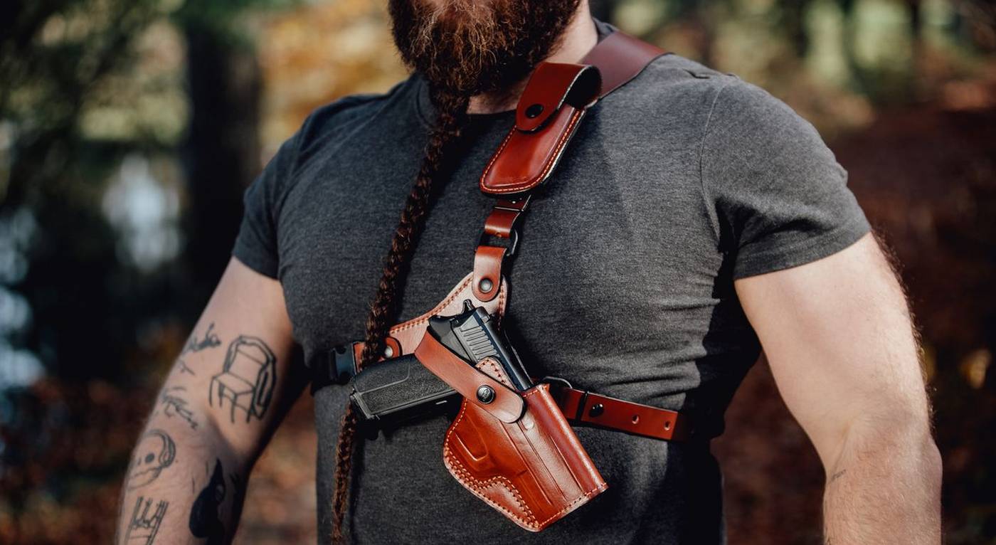 Leather Chest Holster (Red Dot) Product picture 2