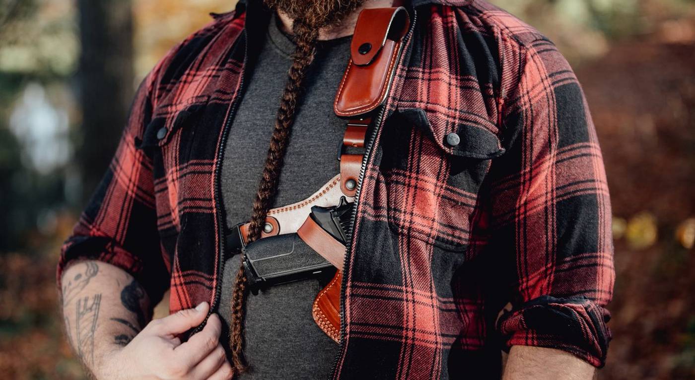 Leather Chest Holster (Red Dot) Product picture 1