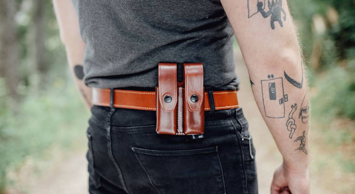 Leather Double Mag Pouch | Craft Holsters®