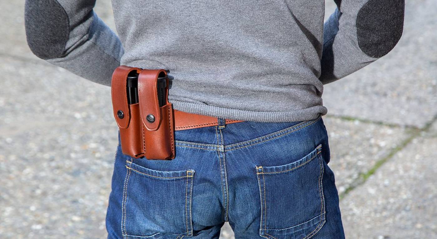 Leather Double Mag Pouch | Craft Holsters®