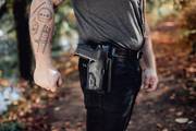 Leather Duty Holster For Gun w. Light Product picture 1