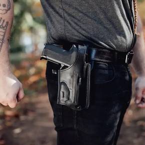 Leather Duty Holster Set (Light/Laser)