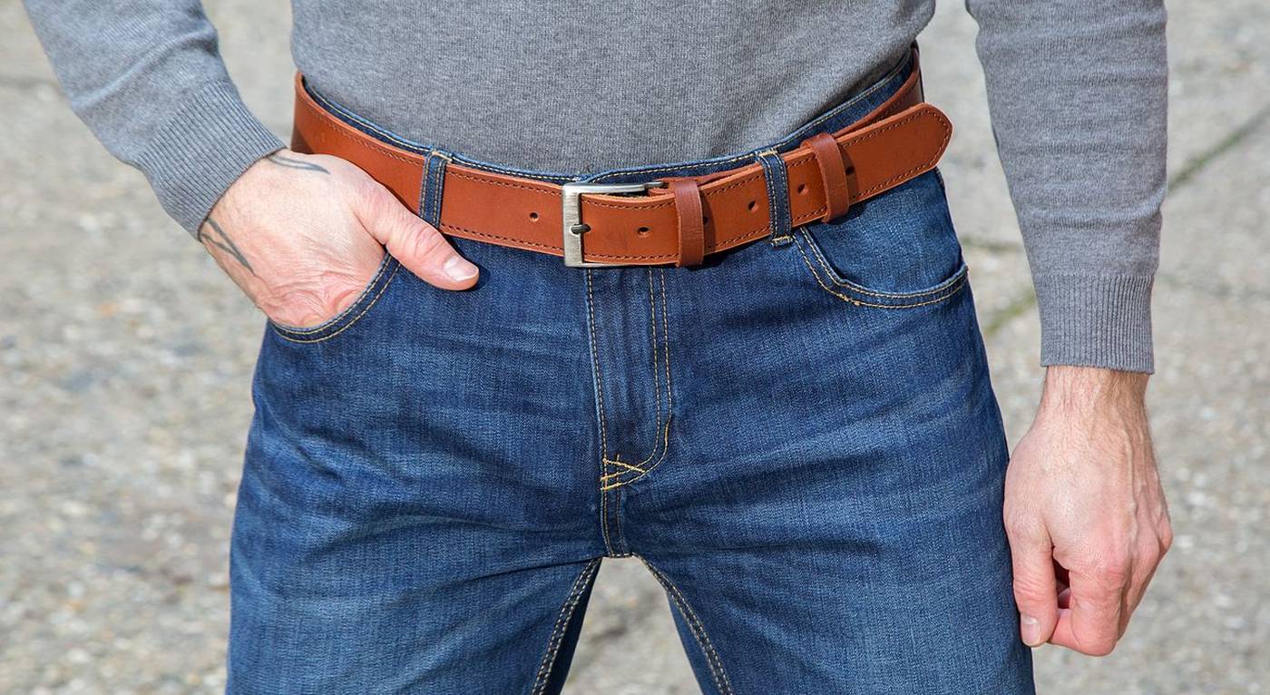 1.5" Leather Gun Belt Product picture 1