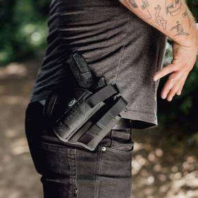 Nylon Holster w Mag Pouch