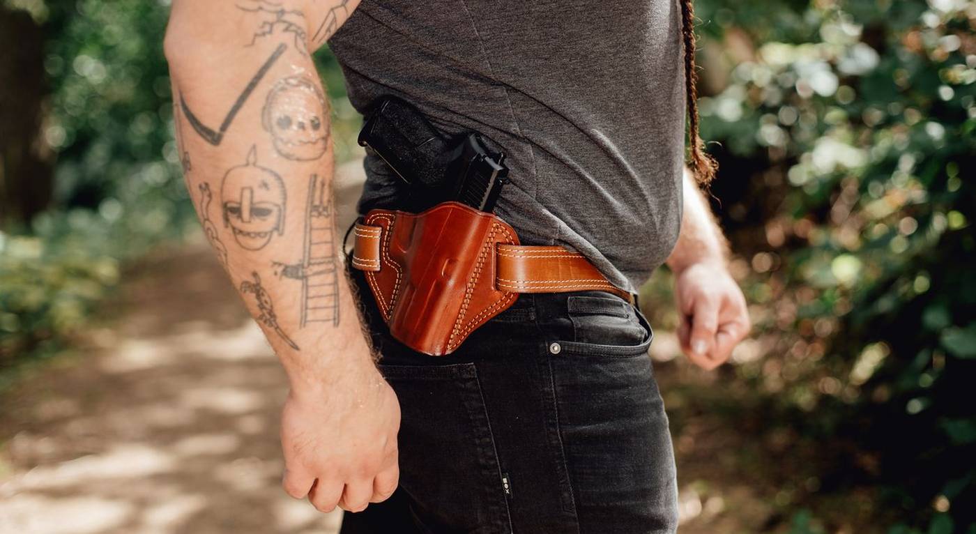 Complete Set Up! Unlined Handmade Herman Oak leather Cowboy Belt, Shot –  Harbour Mercantile Holsters and Knives