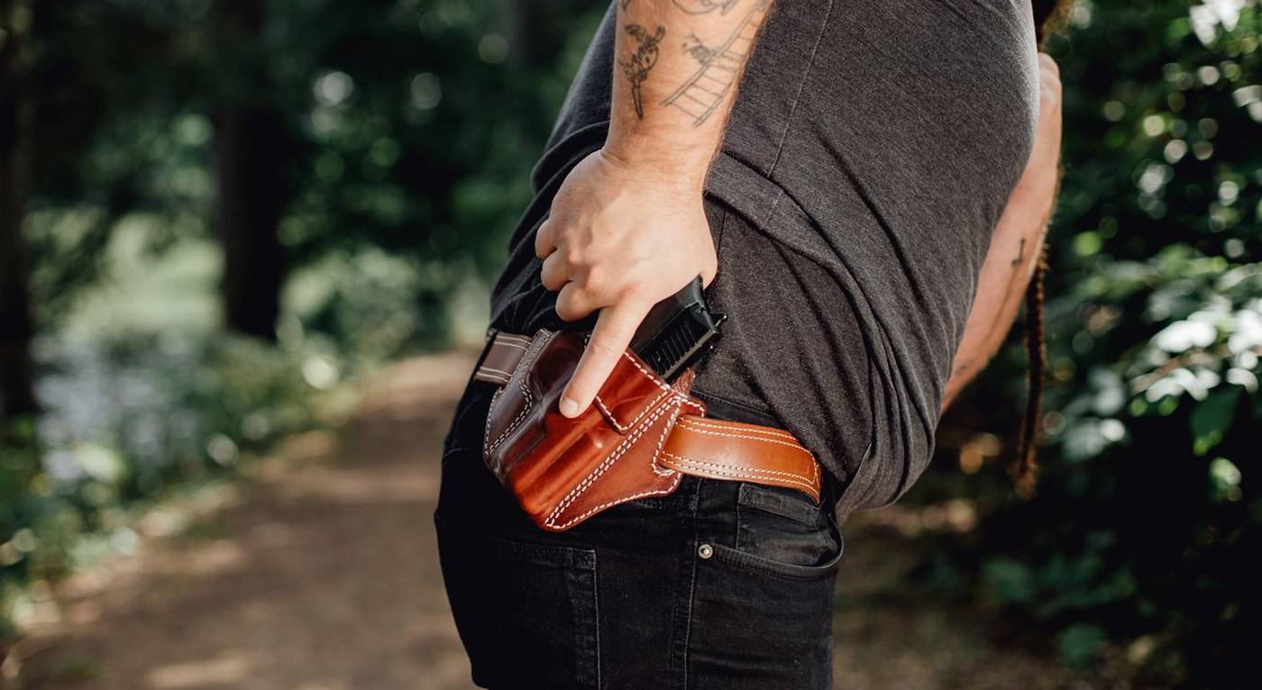 Leather Holsters for Concealed & Open Carry