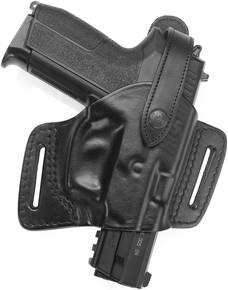 Opened Muzzle Leather Belt Holster