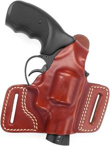 Opened Muzzle Leather Belt Holster