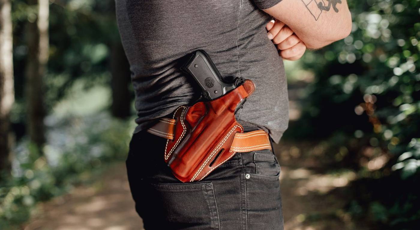 The Ultimate 2 Slot OWB Leather Gun Holster