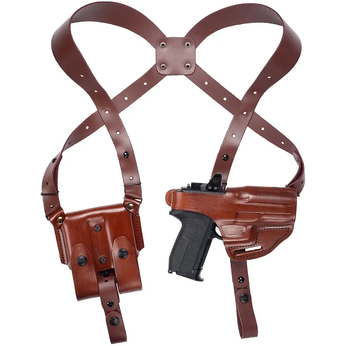 Leather Shoulder Holster System (Red Dot)