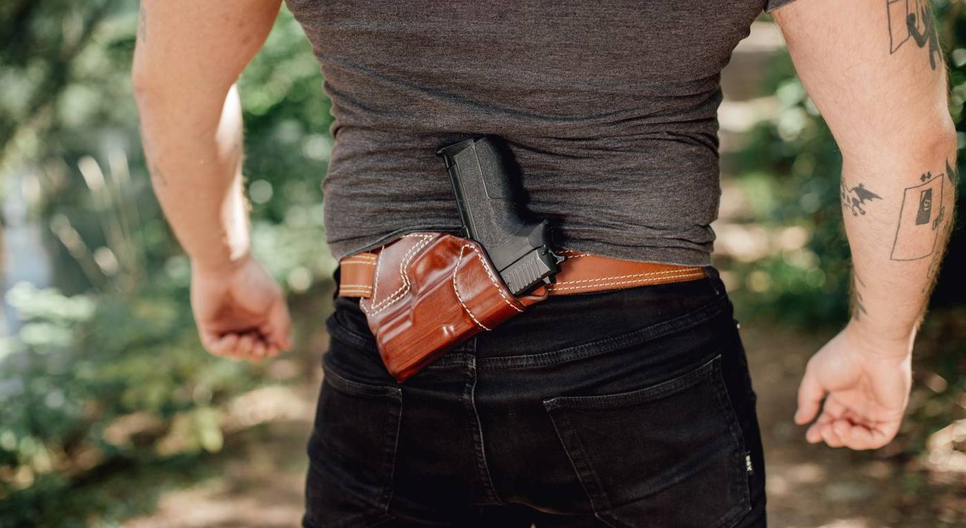 Model 46 Small Of Back Holster HolsterPro Gun Leather, 60% OFF