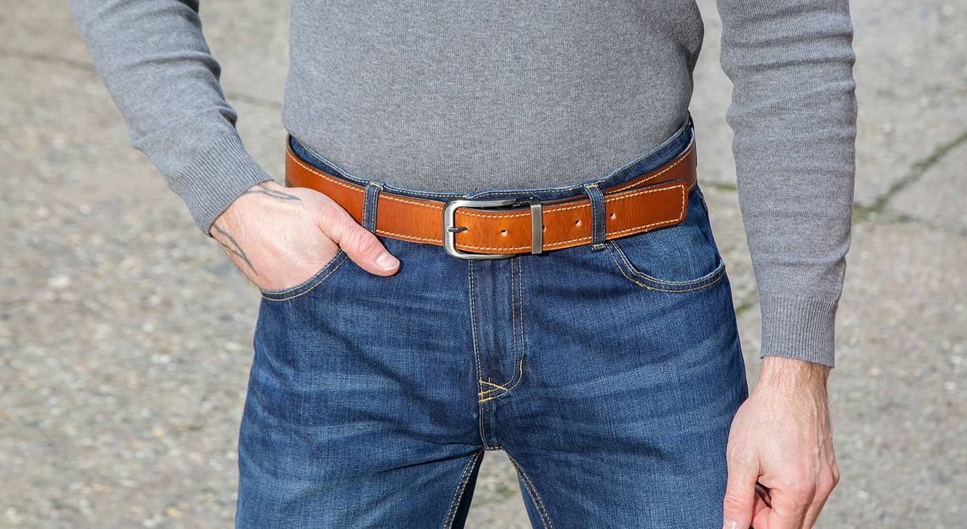 Sturdy 1.5" Leather Gun Belt Product picture 1