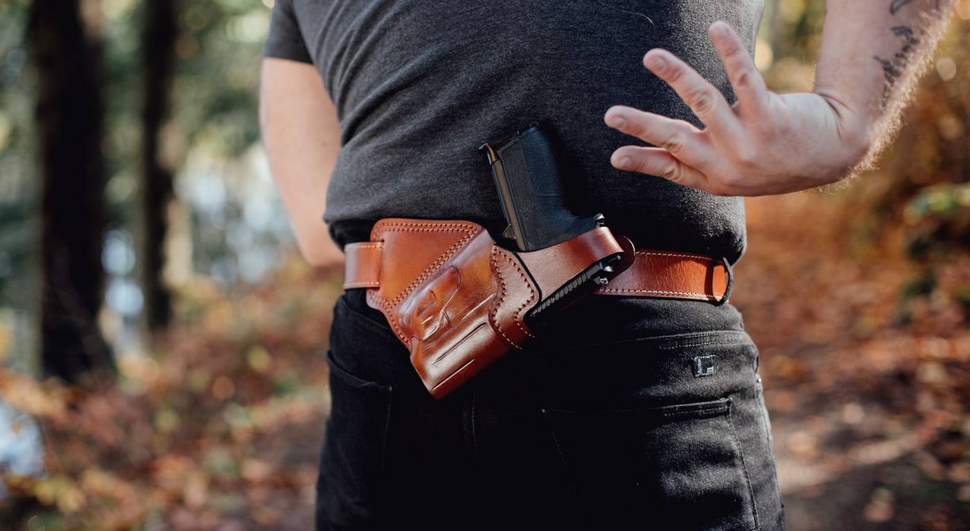 Thumb Break SOB Holster For Gun w. Light & Red Dot | Craft Holsters®