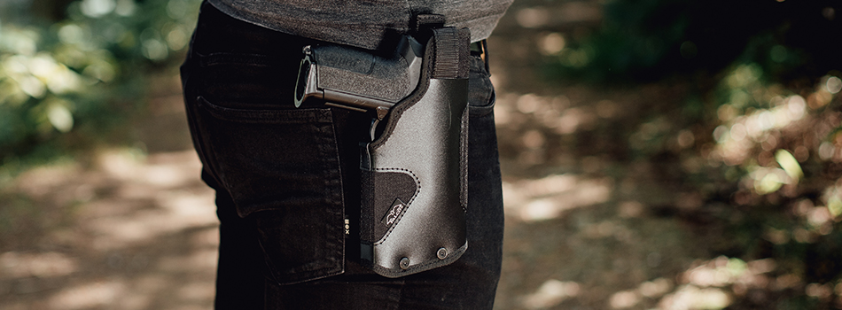 9mm leather duty holster