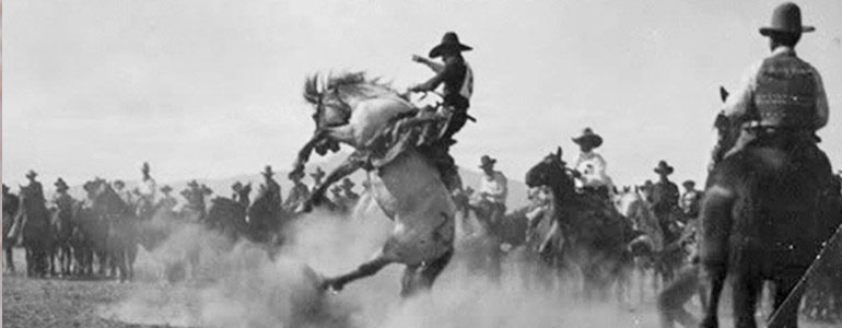 Vintage pohoto of a rodeo