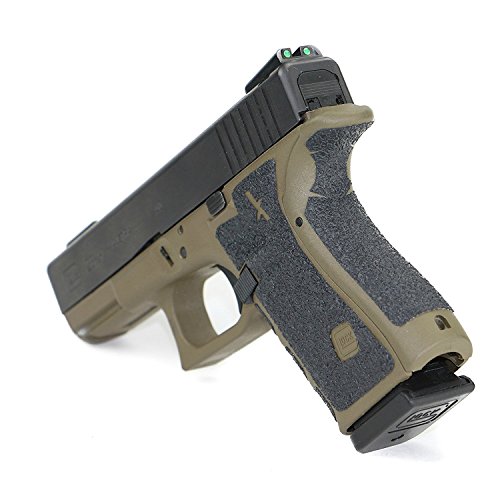 talon grips for glock 43 black rubber texture grip wrap