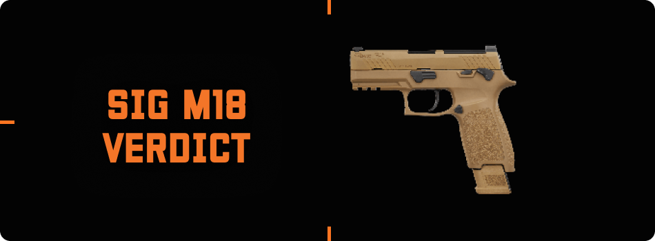 sig sauer m18 problems - verdict