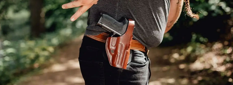 Best Paddle leather Holster on man