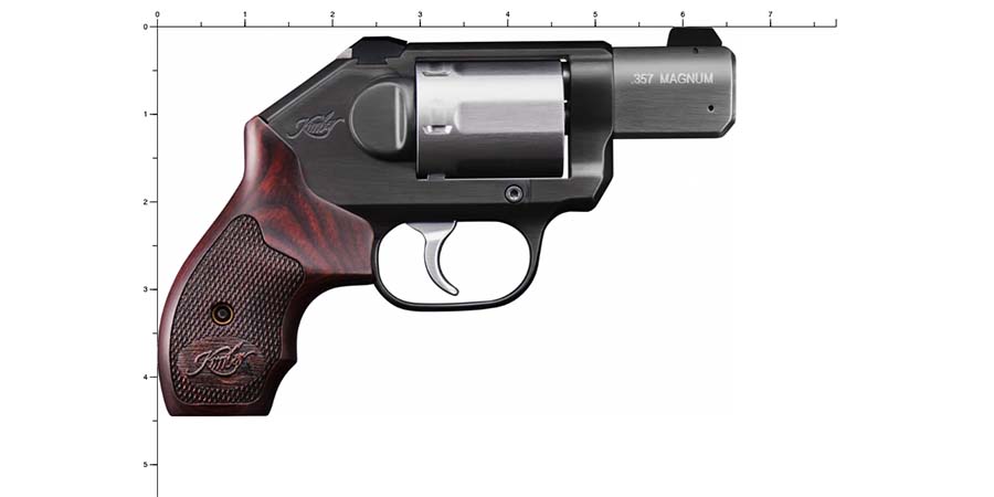 Kimber K6s Review - picture showing Kimber K6s size chart