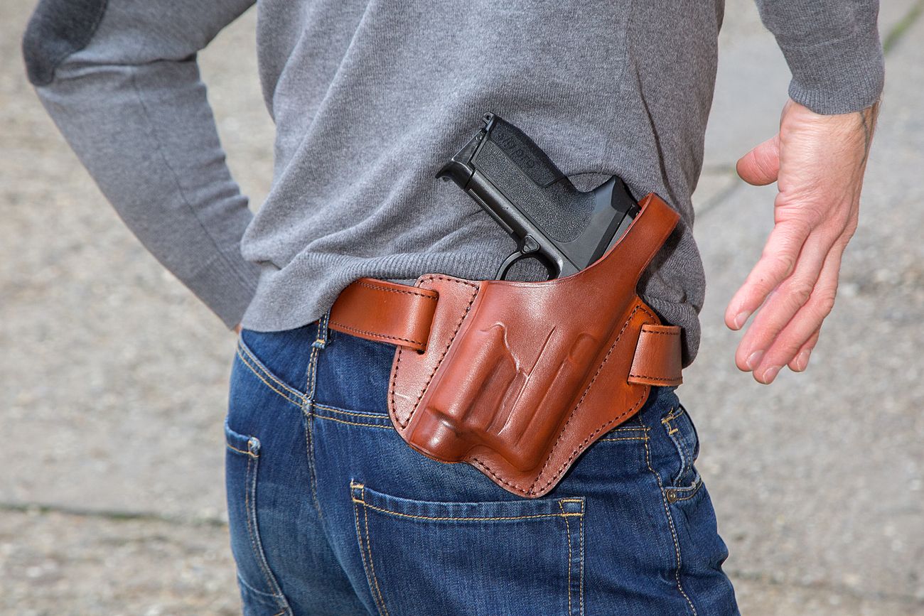Leather Holster For Gun W Light Craft Holsters® 4010