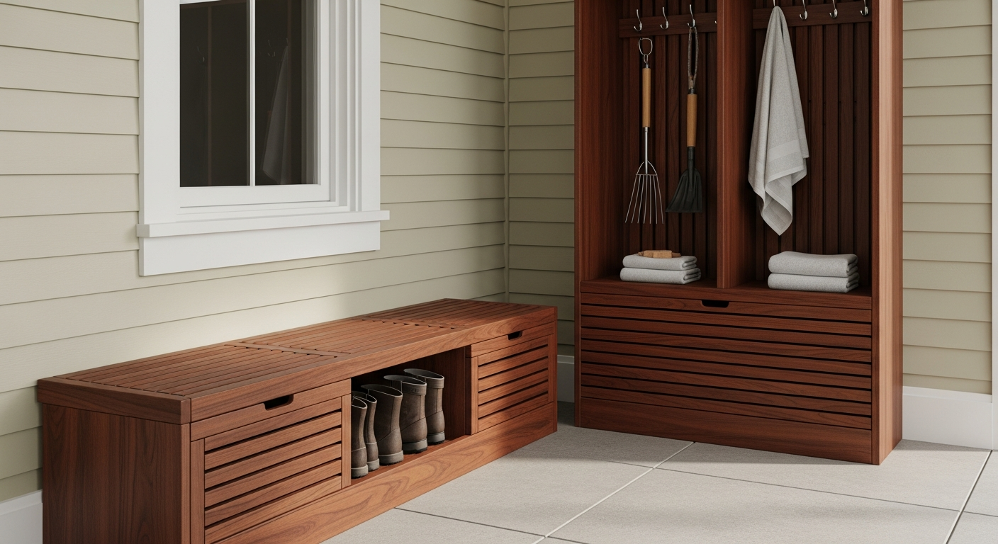 Florida Garden Porch Ideas for Home Efficiency Stop treating your Ocala garden porch like a lounge space and start treating it like a high-efficiency machine. Our guide shows you how to optimize your screened porch for Florida's climate turning it into a secure loading dock for deliveries a decontamination zone to keep your home clean and a well-managed storage area. Learn smart home improvement tips for outdoor living space organization porch design and proactive maintenance to protect your home's value. Perfect for Central Florida homeowners looking for home organization ideas.