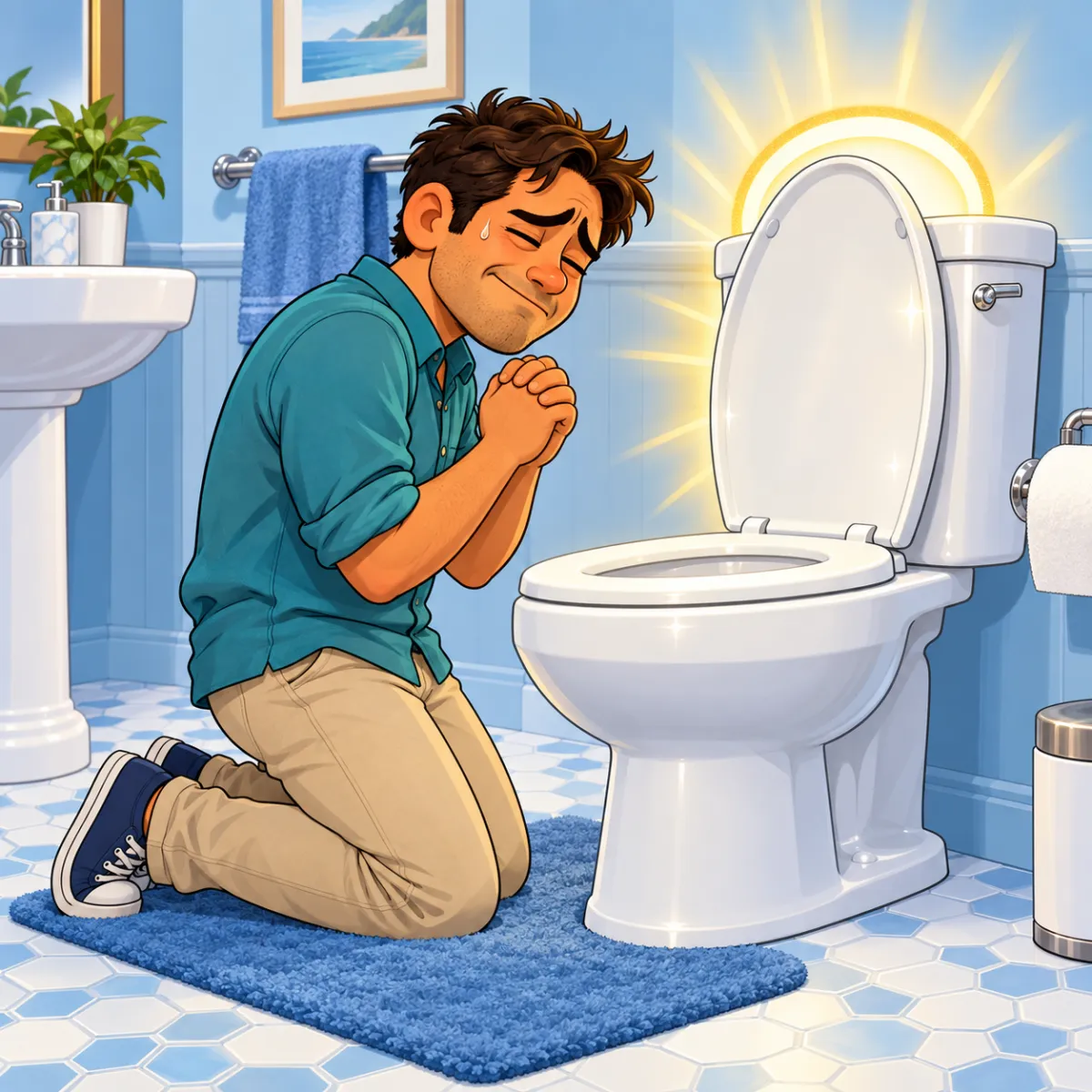 Ilustración de Voy a rezarle al Dios de la porcelana