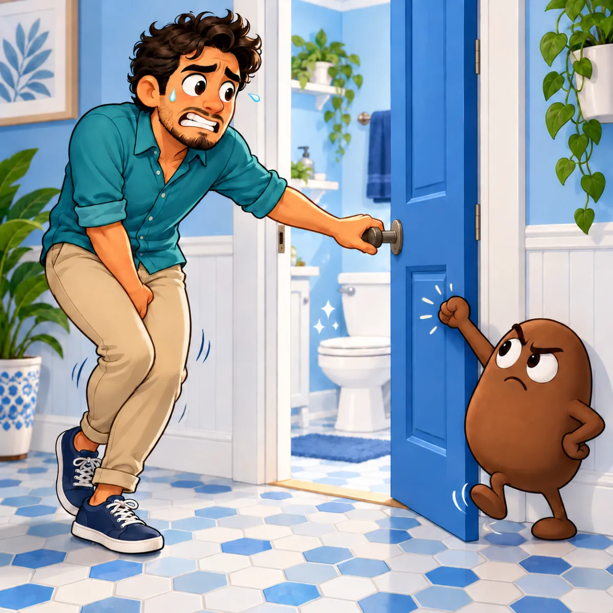 Ilustración de Me voy, que tengo al gitano en la puerta