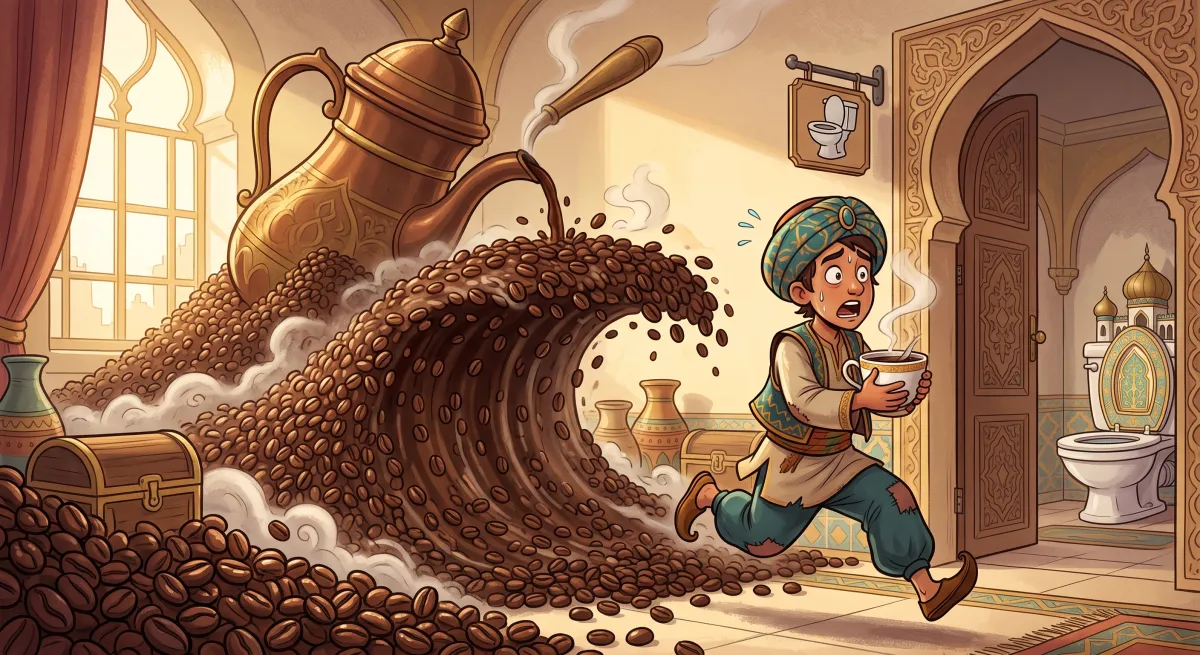 Ilustración de El espresso matutino