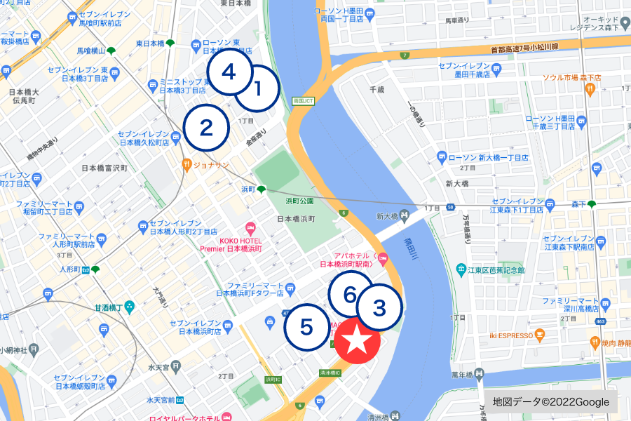 近隣エリア競合賃貸物件の募集賃料（当社調べ）