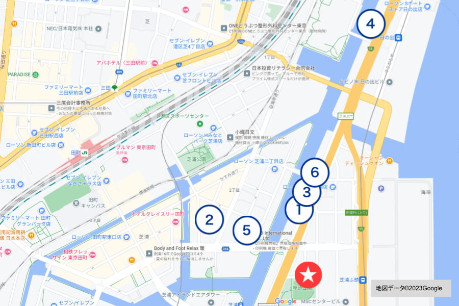 近隣エリア競合賃貸物件の募集賃料（当社調べ）