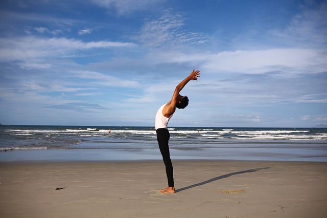 Yoga en la playa