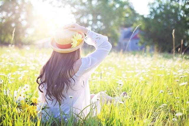 Feliz en el campo