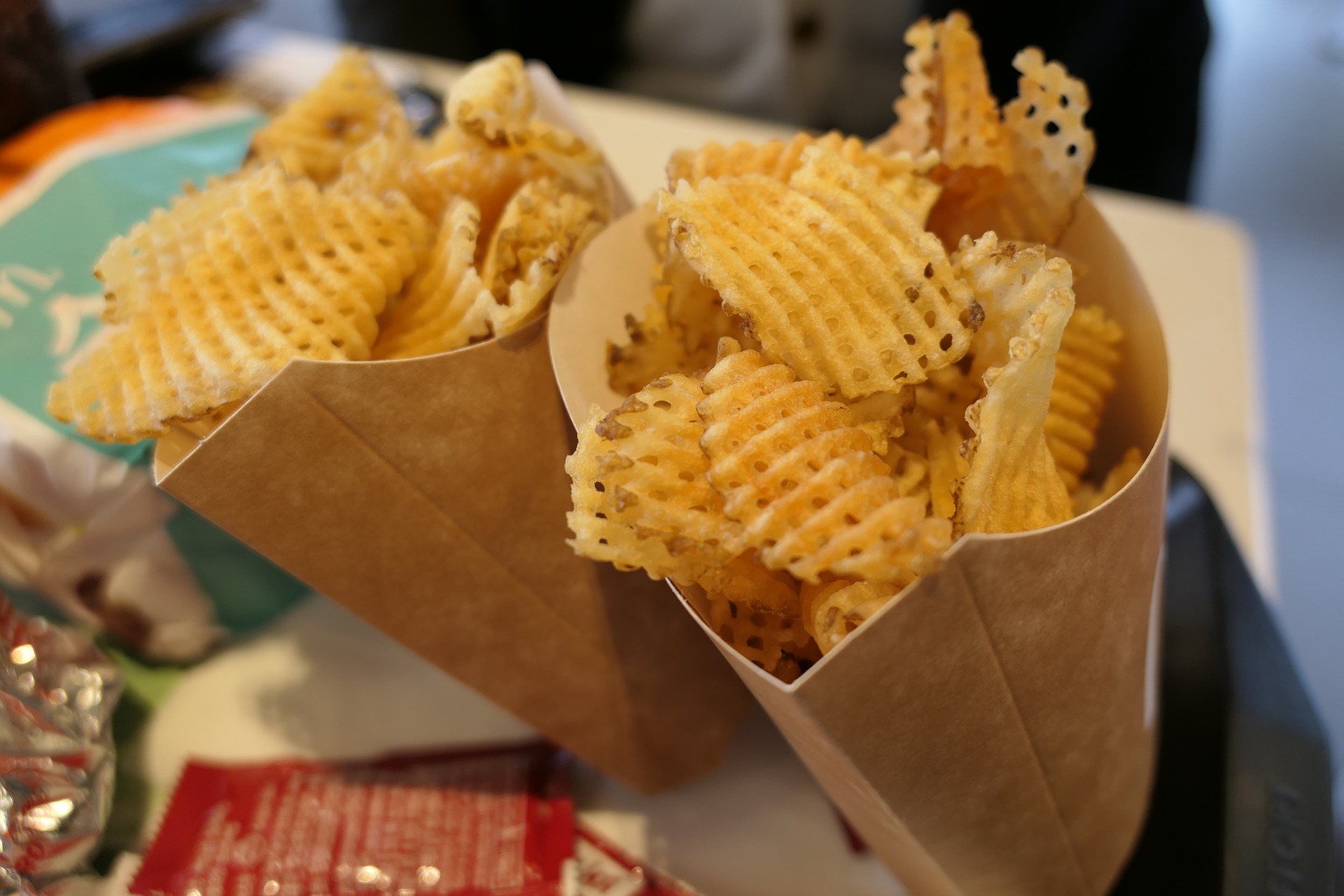 Alimentos procesados, patatas fritas