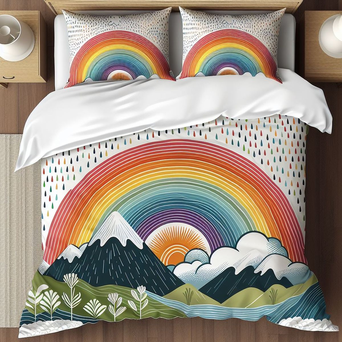 rainbow-rainy-season-adult-mountain