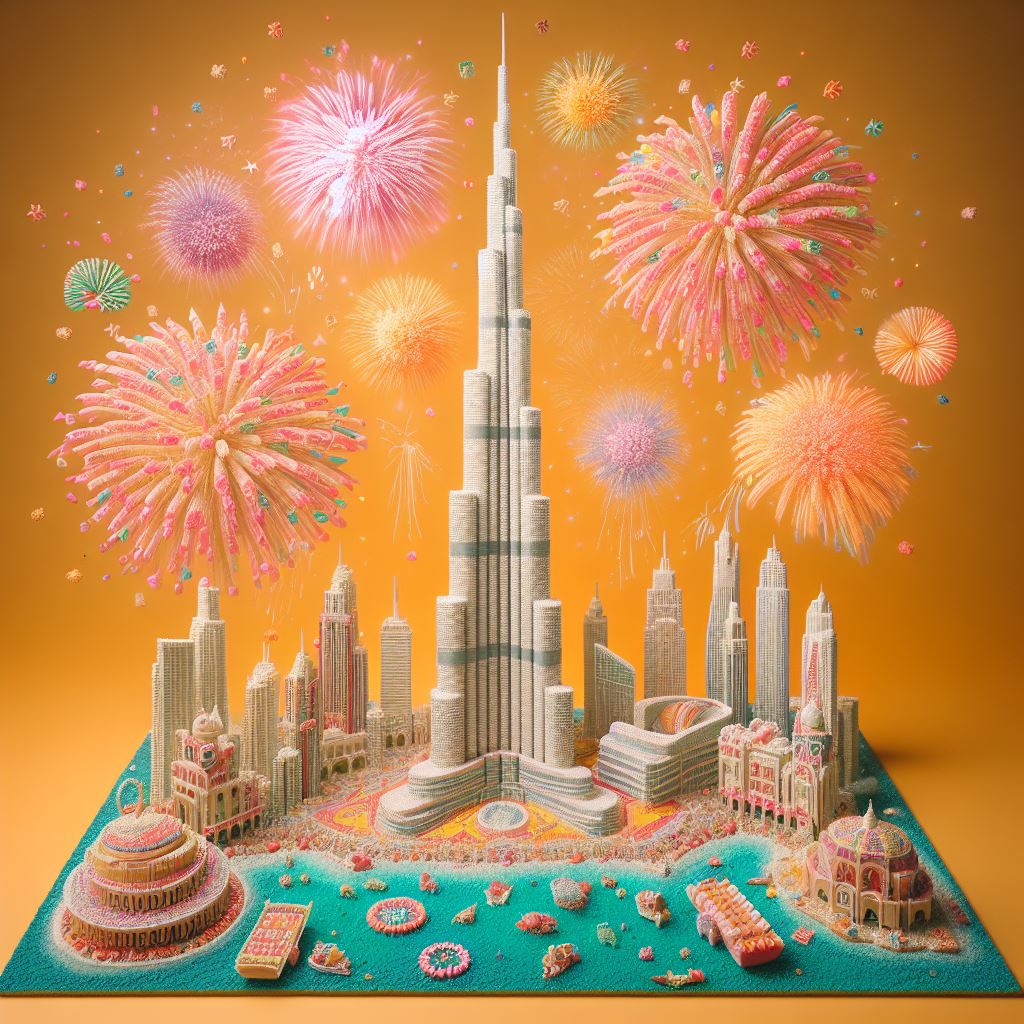 Burj Khalifa Fireworks