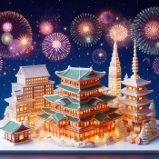 New Year celebration at Japan