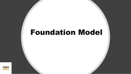 Foundation model generative AI