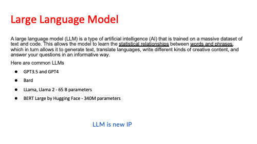 Slide 3 for generative AI 101