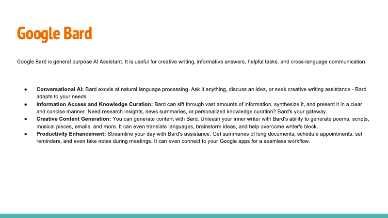 Slide 5  - Update on generative AI 101