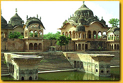 mathura Temple and Yumuna River