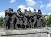 Monument of the red army 